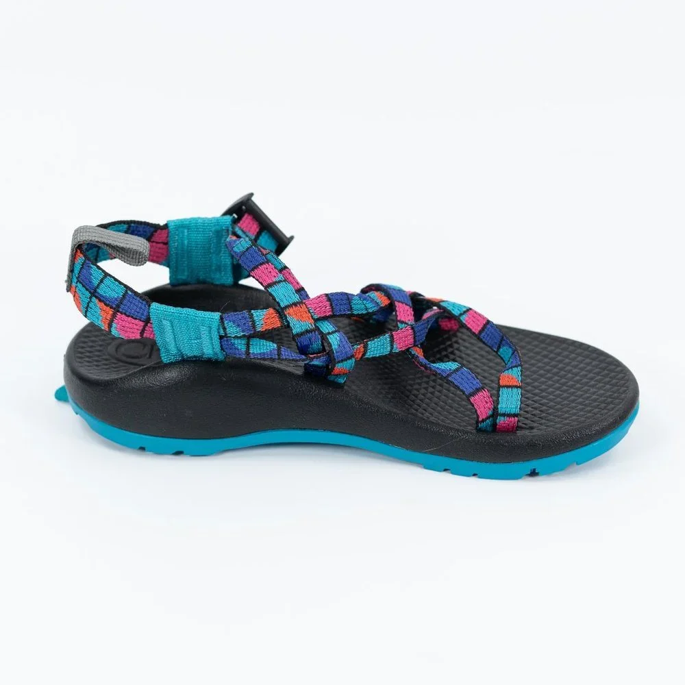 Chaco Kid's ZX1 Ecotread 'Break Teal' J180264 Outdoor Sandals size 2 Y